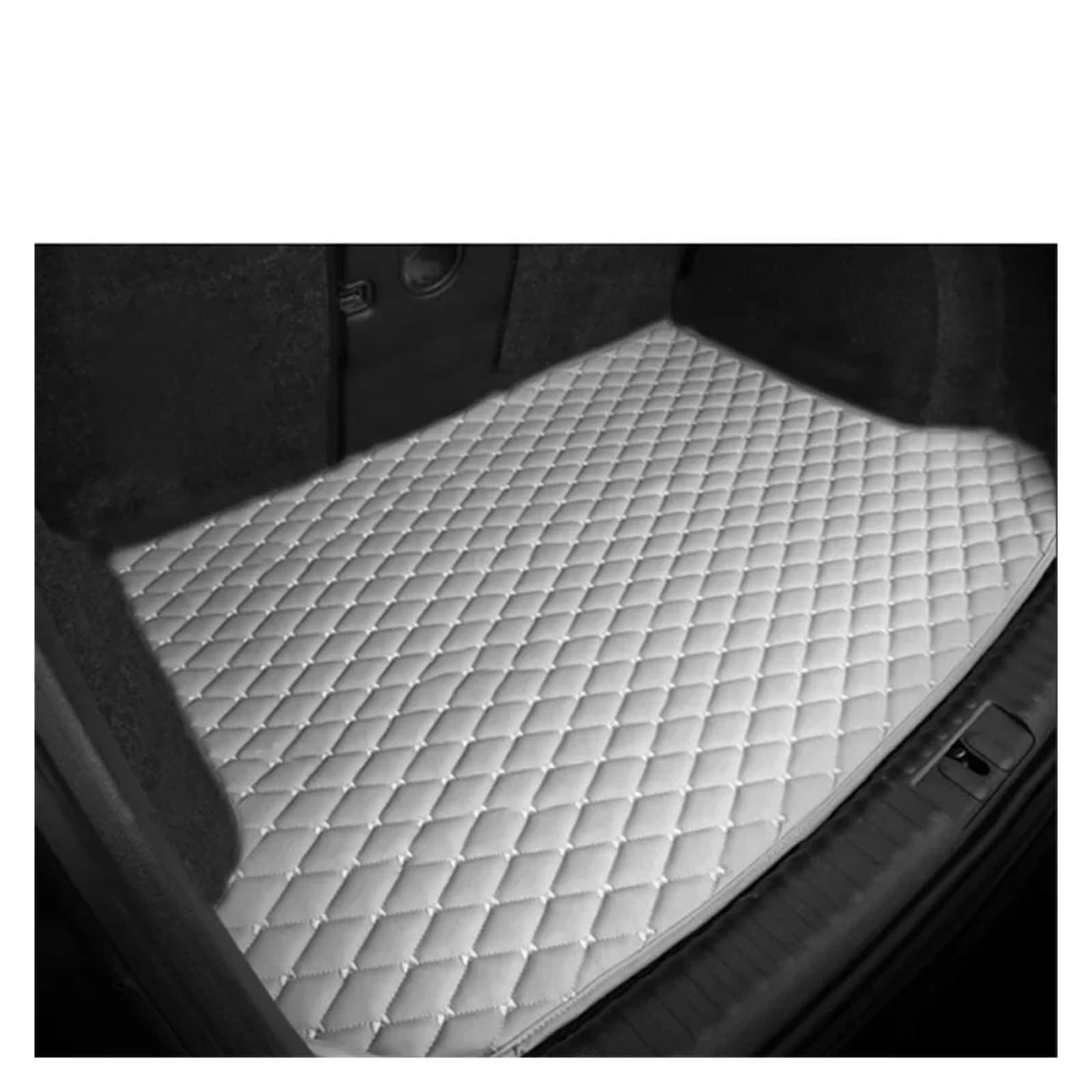 Kofferraumwanne Für Peugeot 2008 P24 2020 2021 2022 2023 2024 Kofferraummatte Schmutzabweisend Komplett Umgebenes Heckklappen-Zubehör Auto Kofferraummatten(Light Grey) von DWTNMEX