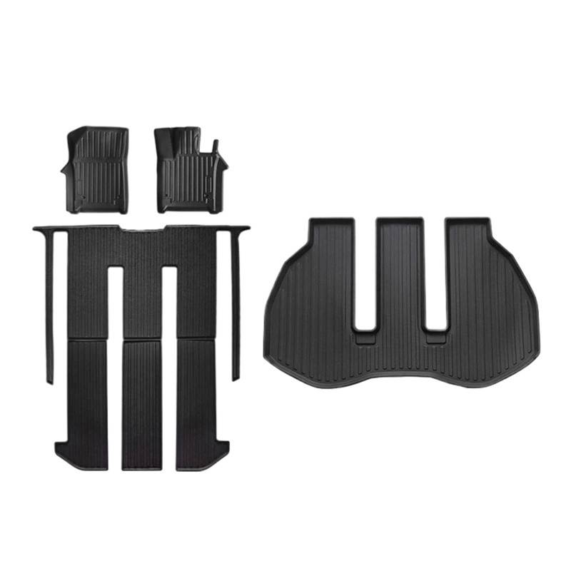 Kofferraumwanne Für Toyota Für Alphard 30 40 Serie Auto-Innenausstattung Bodenmatte RHD Robuste Kofferraummatte Aus TPE-Gummi Auto Kofferraummatten(40 S*Eries 4 Pcs) von DWTNMEX