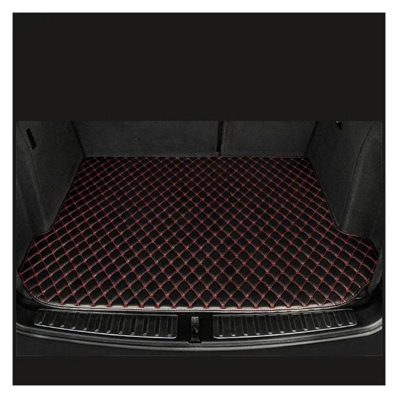 Kofferraumwanne Für Toyota Für Corolla E210 2023 2022 2021 2020 2019 Auto Kofferraummatten Cargo-Liner Teppiche Innenausstattung Wasserdicht Auto Kofferraummatten(Black with Red) von DWTNMEX