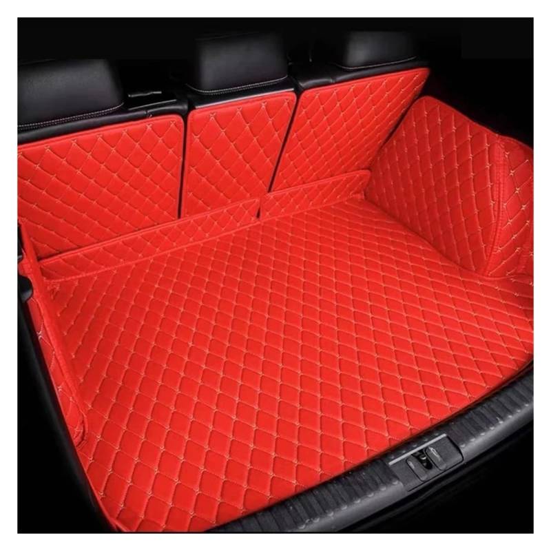 Kofferraumwanne Für Volvo Für V60 2011-2024 Auto-Fußmatten Vollständige Abdeckung Kofferraummatte Innenzubehör Auto-Kofferraummatte Auto Kofferraummatten(3D Red) von DWTNMEX