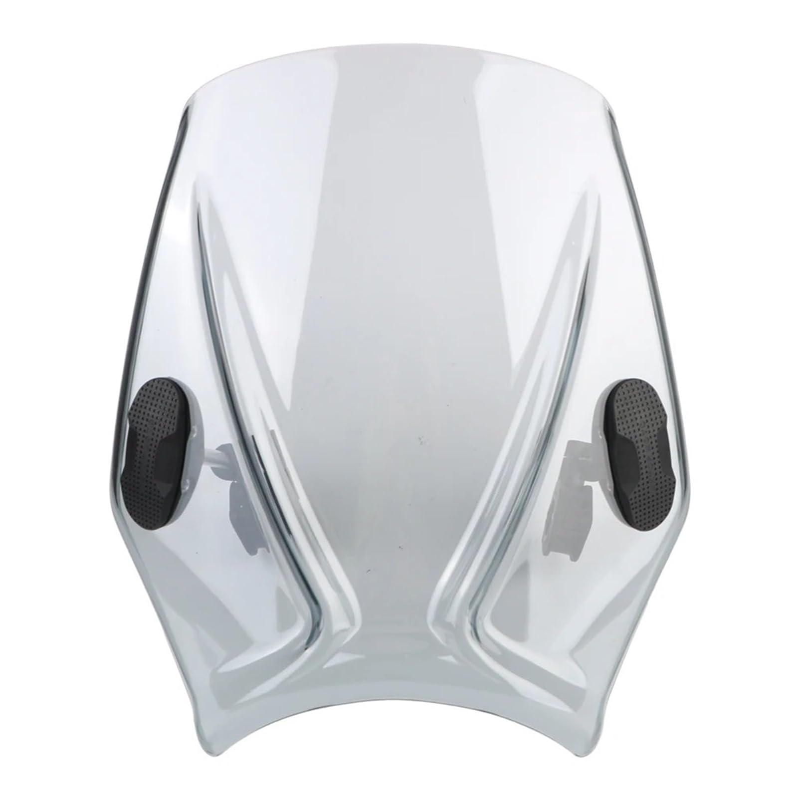 Motorrad Windabweiser Für CB650R Für Kawasaki Universal Für Street Bike Für XSR700 Für XSR900 Windschutzscheibe Spoiler Motorrad Windschutzscheibe Motorrad Windschutzscheibe(Light Gray) von DWTNMEX