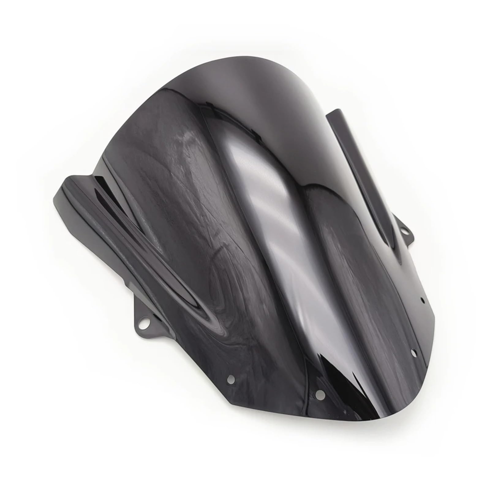Motorrad Windabweiser Für ZX6R ZX 6R 636 2009 2010 2011 2012 2013 2014 2015 2016 Windschutzscheibe Spoiler Windschutzscheibe Schwarz Transparent Wind Deflectore Motorrad Windschutzscheibe(Black) von DWTNMEX