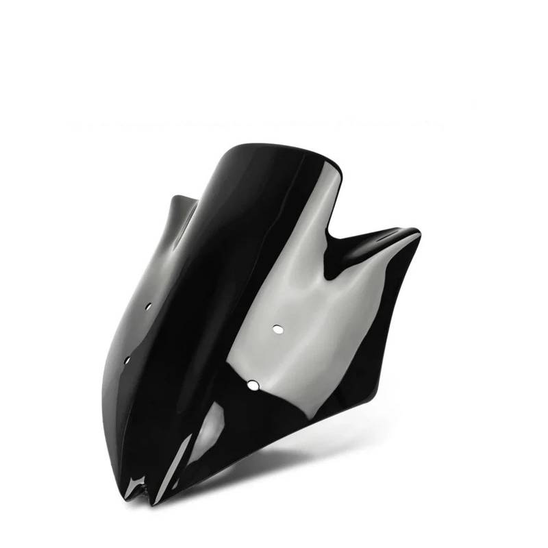 Motorrad-Windschutzscheibe Für Kawasaki Für Z1000 2003-2004 Z 1000 2010-2016 2013 2014 Motorrad Windschutzscheibe Windschutz Windschutz Abdeckung Double Bubble Schwarz Motorrad Windschild(2003-2006) von DWTNMEX