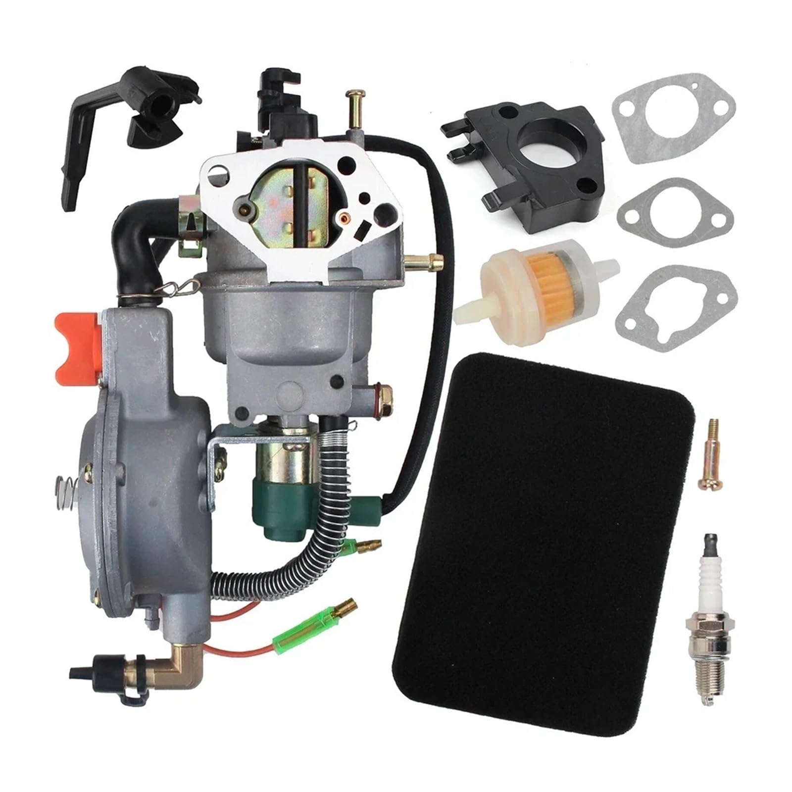 Dual Vergaser LPG Umbausatz for 100297 8000W 10000W 459cc Motorgenerator mit Kraftstofffilter und Luftfilter Dual Vergaser LPG Umbausatz for 100297 8000W 10000W 459cc Motorgenerator mit Kraftstofffilter und Luftfilter von DWZSRJLW