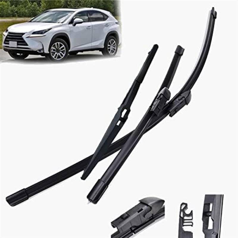 Scheibenwischer vorne und hinten, für Lexus NX-Serie NX200 NX200t NX300h 2014 2015 2016 2017 2018 2019 26"+16"+12" Scheibenwischer von DXANC