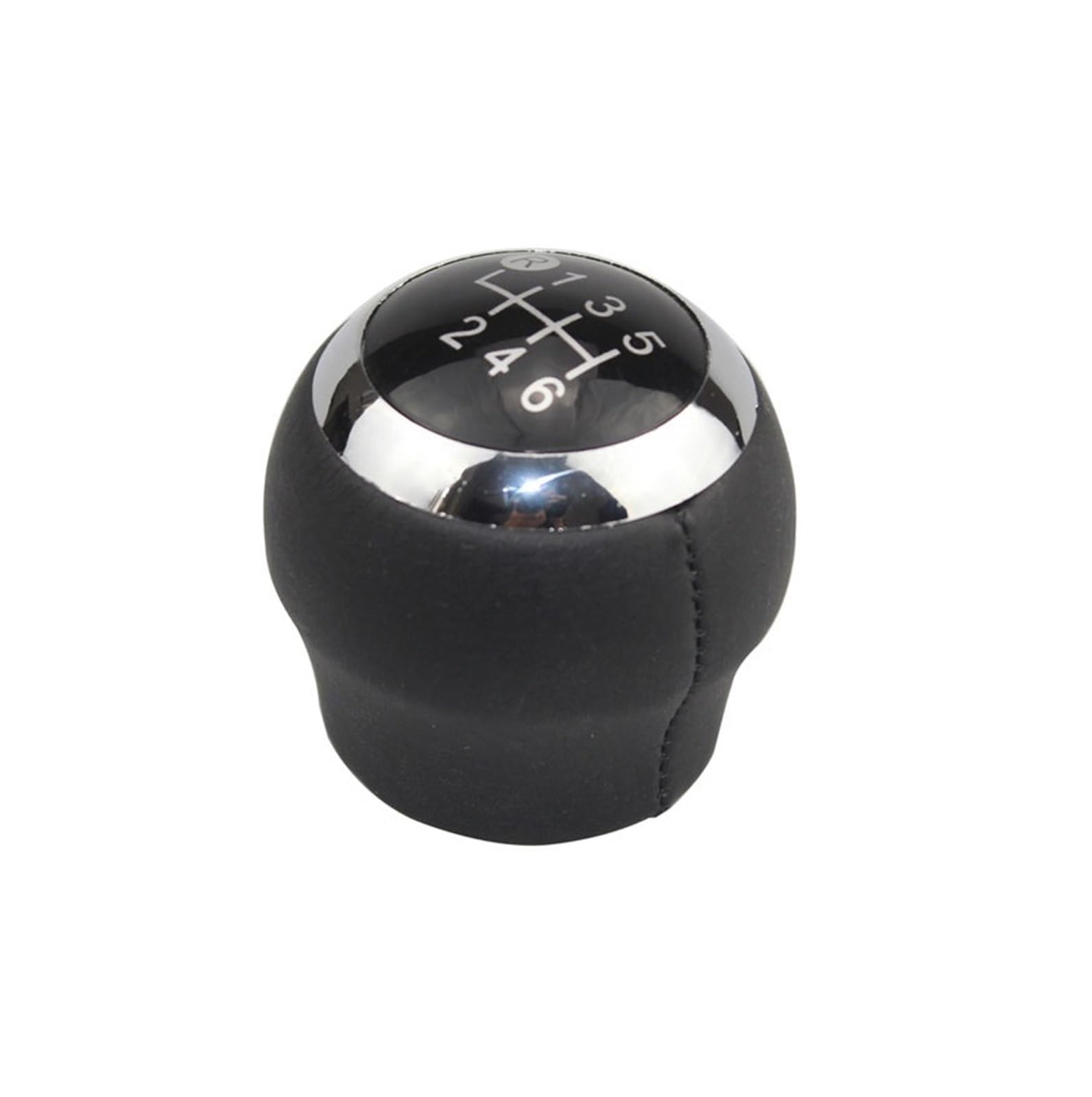 Auto Schaltknauf 5/6 Gang Auto Schaltknauf Hebel Shifter Stick Handball Kompatibel Mit Toyota Corolla RAV4 Avensis Yaris Verso Auris Aygo(Black 6 Speed) von DXLSAEU