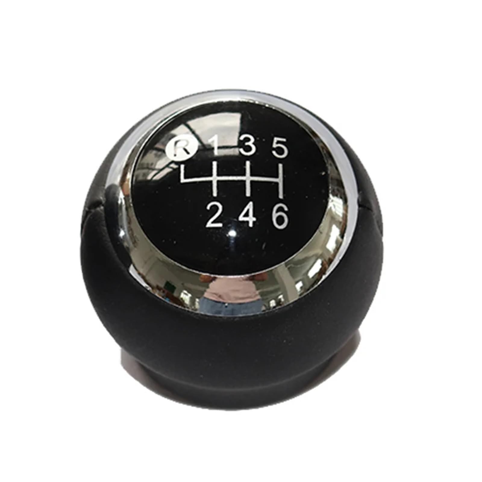 Auto Schaltknauf 5/6-Gang-Schaltknauf, Manueller Schalthebel, Kompatibel Mit Toyota Corolla E15 E150 2006–2012(6 Speed Black knob) von DXLSAEU