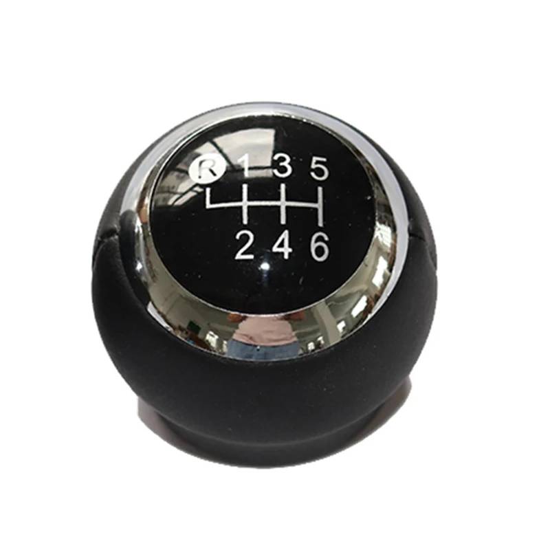 Auto Schaltknauf 5/6-Gang-Schaltknauf, Manueller Schalthebel, Kompatibel Mit Toyota Corolla E15 E150 2006–2012(6 Speed Black knob) von DXLSAEU
