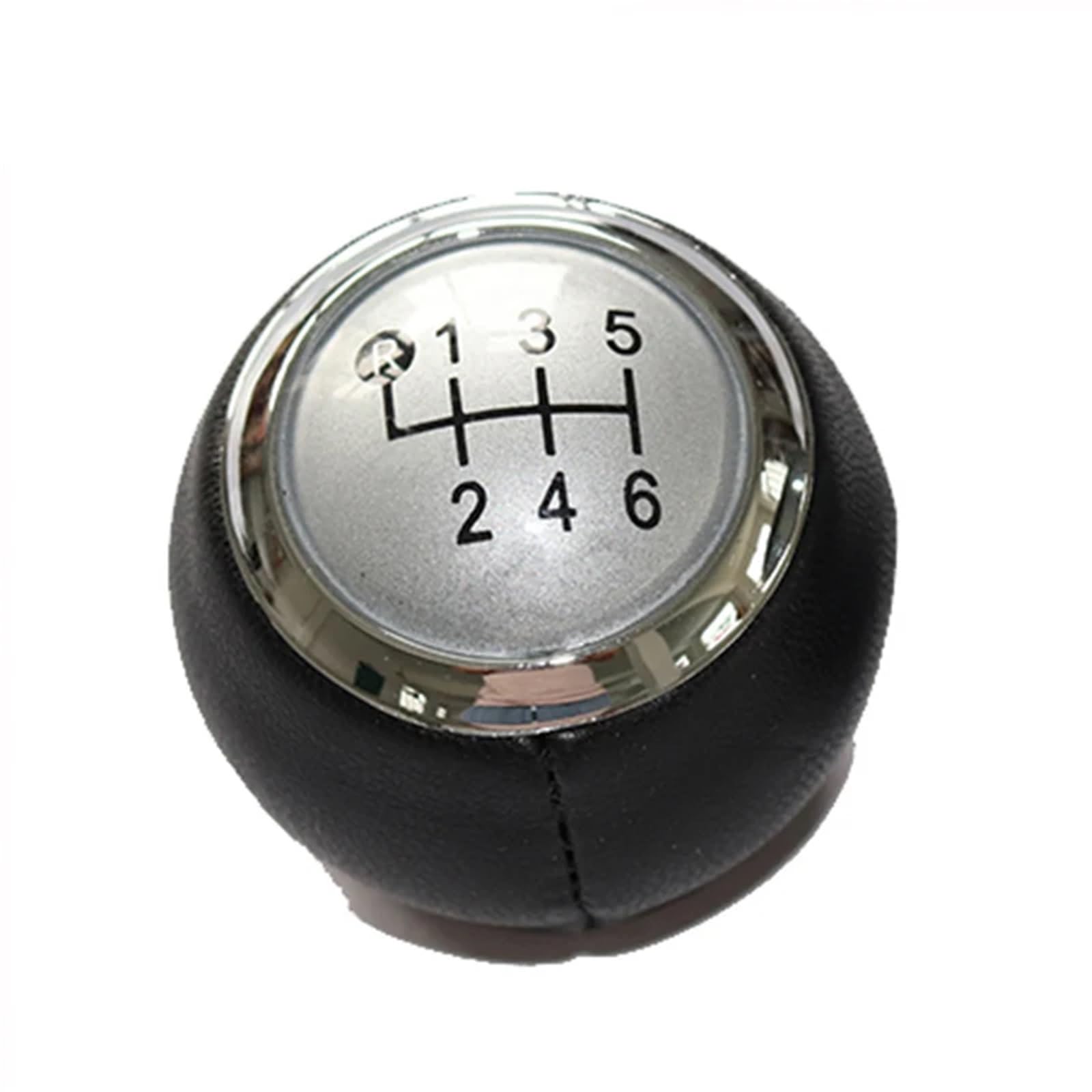 Auto Schaltknauf 5/6-Gang-Schaltknauf, Manueller Schalthebel, Kompatibel Mit Toyota Corolla E15 E150 2006–2012(6 Speed Silver knob) von DXLSAEU
