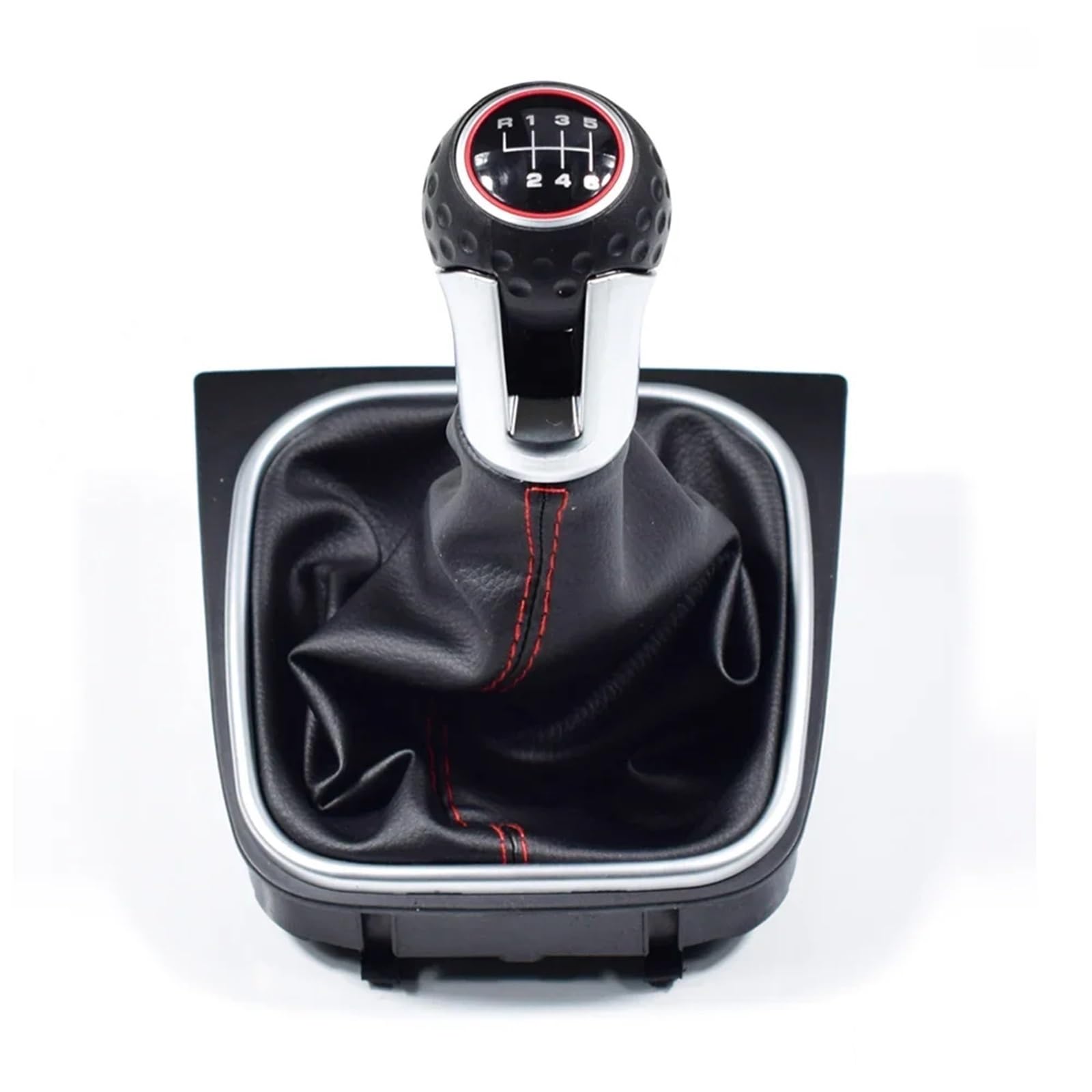 Auto Schaltknauf 5 6-Gang-Auto-Styling-Handbuch-Schaltknauf-Hebel-Stick, Kompatibel Mit VW Golf 5/6 MK5/6 Scirocco (2009) Octavia(6 Speed) von DXLSAEU