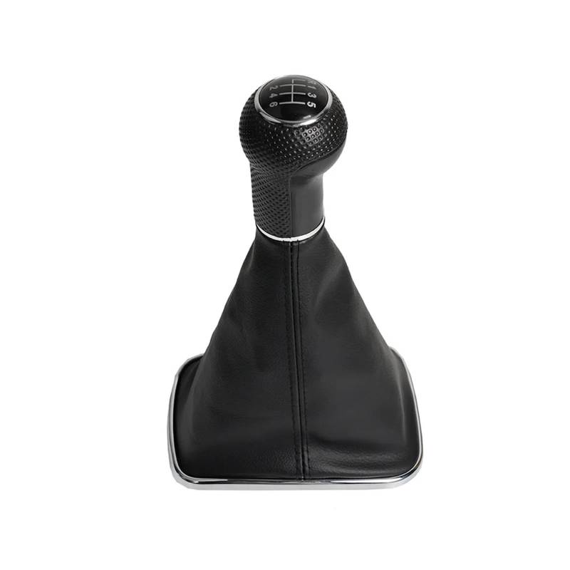 Auto Schaltknauf 5-Gang-6-Gang-Schaltknauf-Gaitormanschette, Kompatibel Mit VW Jetta 1,8 L, 2,0 L 1998–2004, Knopf Für Den Schalthebel(6-Speed) von DXLSAEU