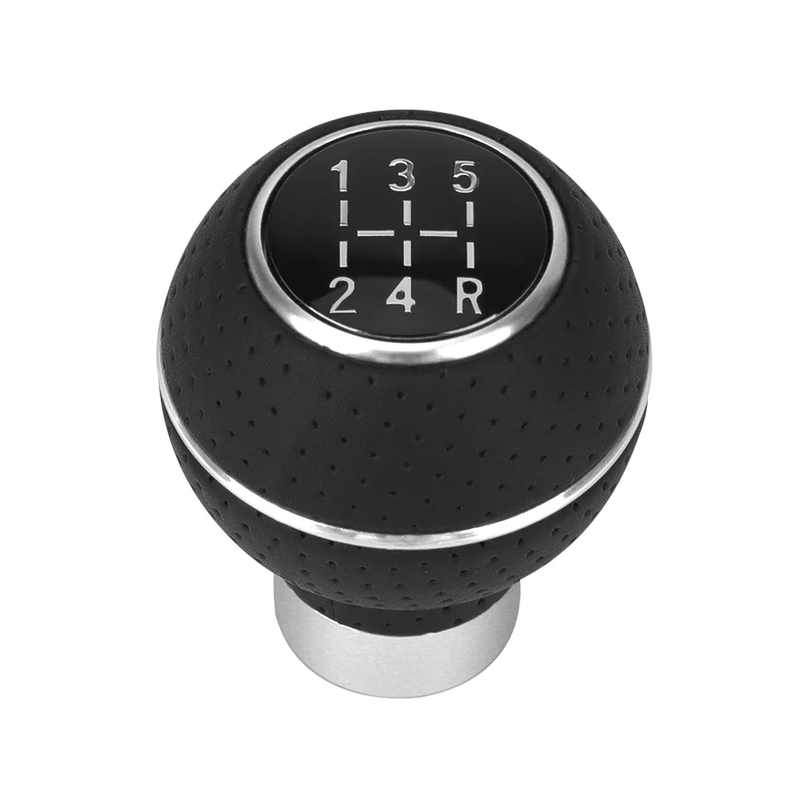 Auto Schaltknauf 5-Gang-Aluminium-Universal-Auto-Schaltknauf M8 M10 M11 M12 Für Schaltgetriebe Automatikgetriebe Schaltknauf Schalthebel(Silver) von DXLSAEU