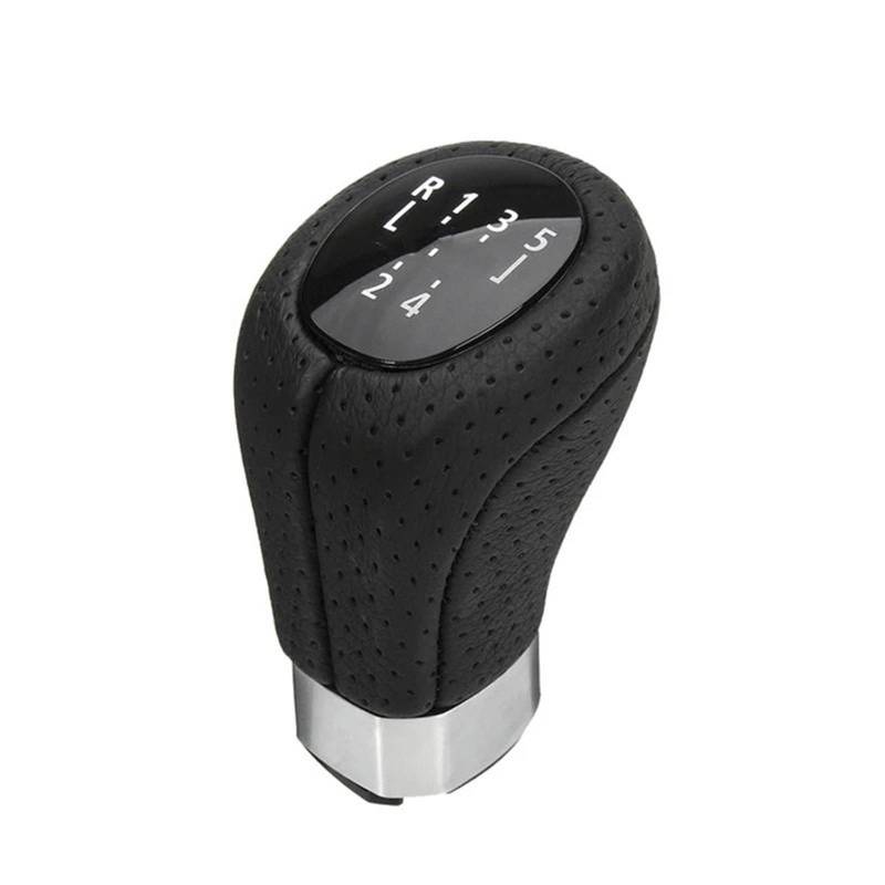 Auto Schaltknauf Auto Schaltknauf 5 Gang 6 Gang Für E90 E91 E92 LHD Manuelle Getriebe Griff Hebel Stick Mit PU Boot(5 M Logo Shift Knob) von DXLSAEU
