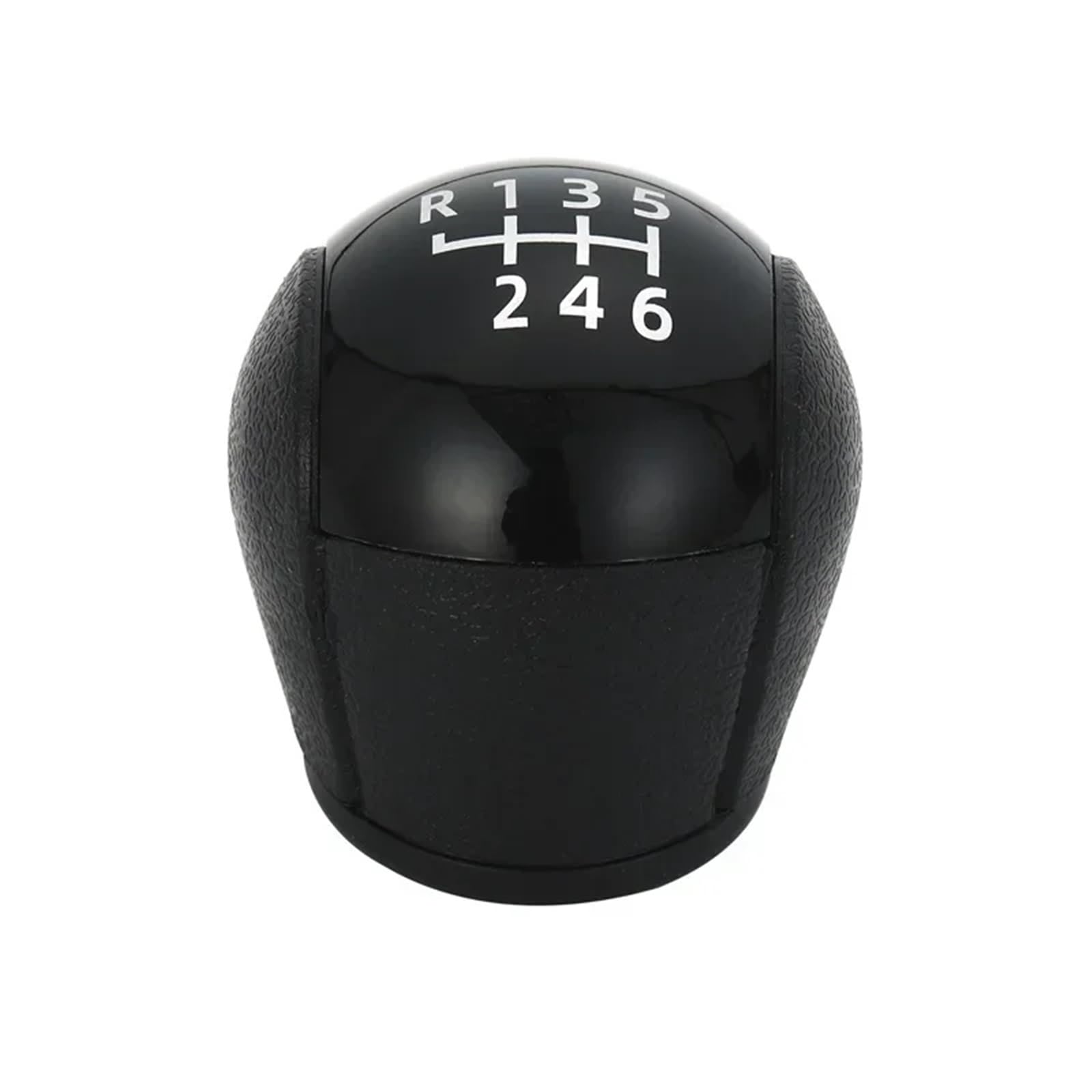 Auto Schaltknauf Kompatibel Mit Ford Transit Van MK7 (2006–2013). Auto-Styling, 5/6-Gang-Schaltgetriebe, Schaltknauf, Hebelhebel, Schwarz, Splitterfarben(Black 6 Speed) von DXLSAEU