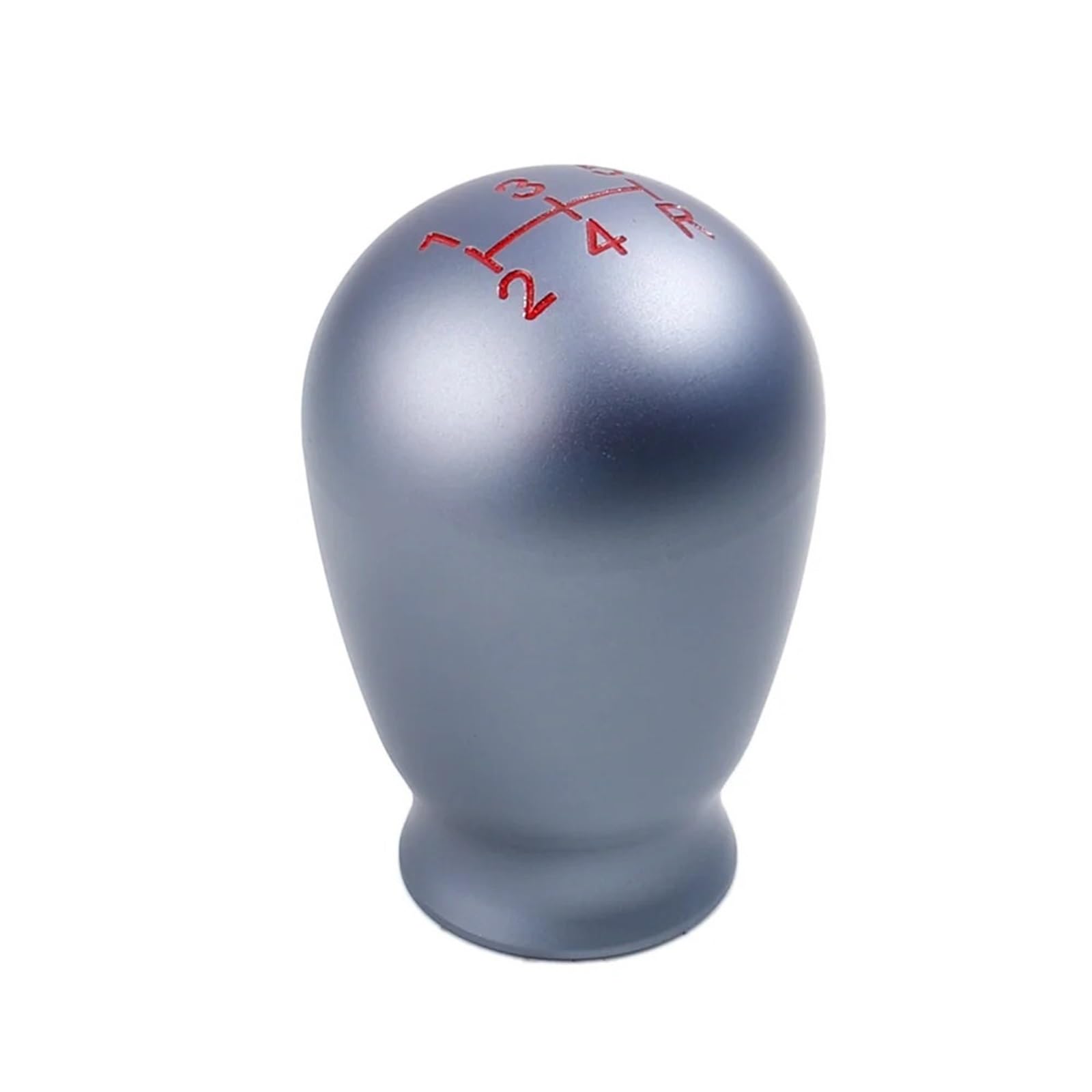Auto Schaltknauf Schaltknauf Für Den Schalthebelkopf Für Civic Type R FK8 FL5, Passend Für GD3 GK5 GE8 GR9, Tropfenform, 5/6-Gang, Grauer Knopf Für Den Schalthebel(3009FKGY-5) von DXLSAEU
