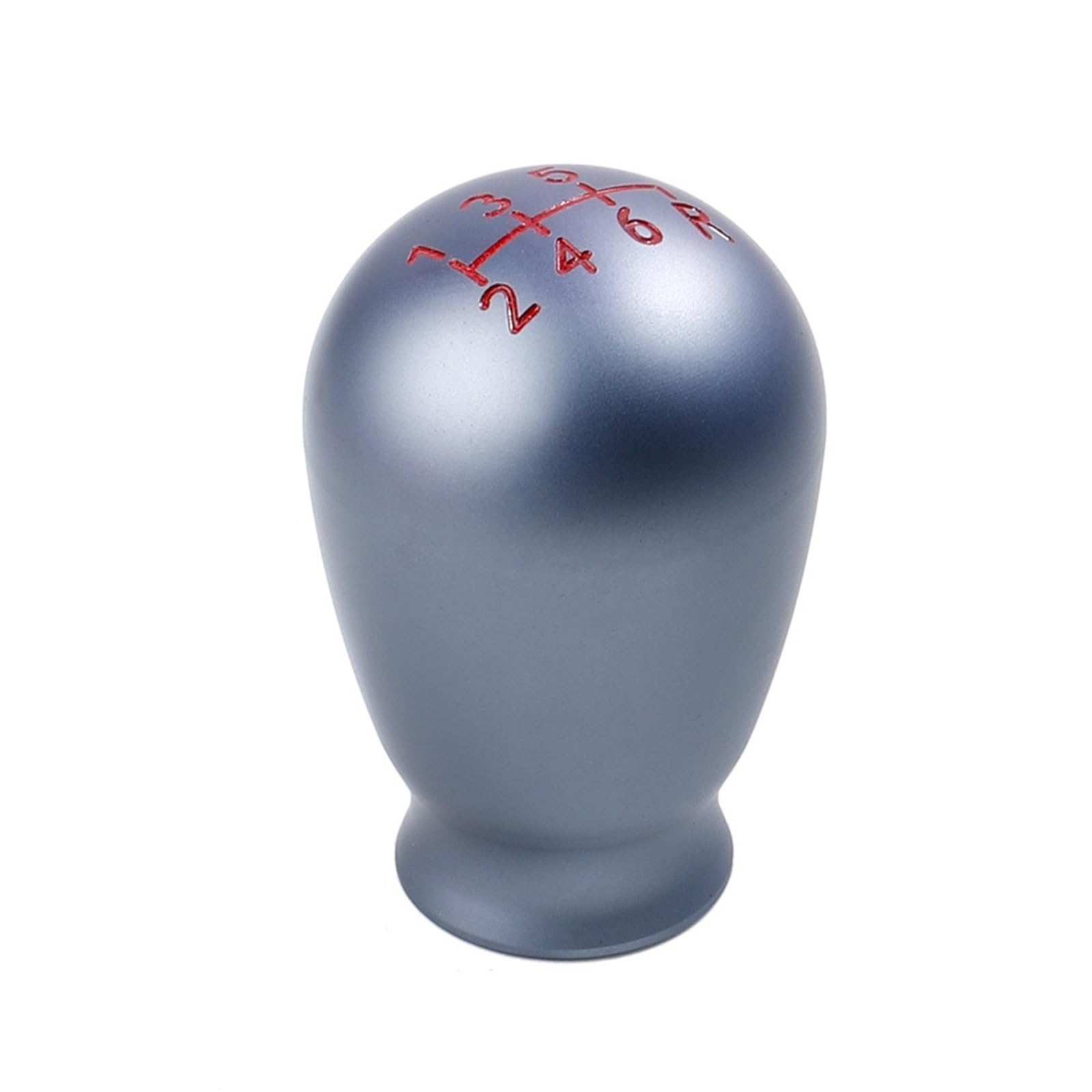 Auto Schaltknauf Schaltknauf Für Den Schalthebelkopf Für Civic Type R FK8 FL5, Passend Für GD3 GK5 GE8 GR9, Tropfenform, 5/6-Gang, Grauer Knopf Für Den Schalthebel(3009FKGY-6) von DXLSAEU