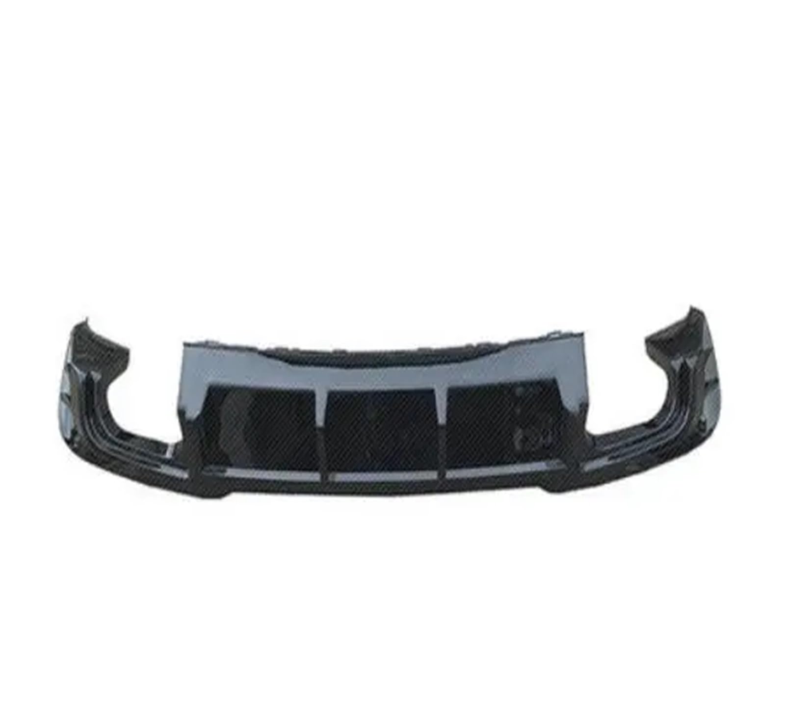 Für A3 S3 Sline Fließheck 2017 2018 2019 2020 ABS-Lack Auto Hintere Stoßstange Lip Diffusor Spoiler Mit Auspuff Tipps(ABS Carbon Fiber) von DXLSAEU