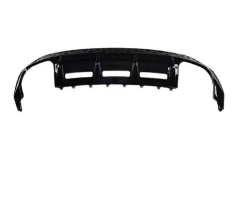 Für A3 S3 Sline Fließheck 2021 2022 2023 ABS Farbe Auto Hintere Stoßstange Lip Diffusor Spoiler Mit Auspuff Tipps(Gloss Black) von DXLSAEU