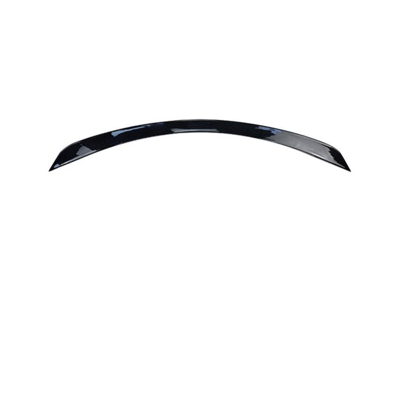 Für Benz E Klasse W213 E250 E300 E43 E63 AMG Limousine 4 Tür ABS Material Hinten Stamm Spoiler Boot Lip Flügel Spoiler(ABS Carbon Look) von DXLSAEU