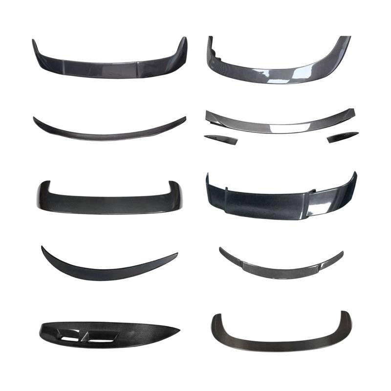 Für Benz GLE Coupe SUV 2015-2022 Carbon Tail Flügel Modifizierte Heckspoiler Top Flügel Körper Kit Auto zubehör(10 for SUV 15-19) von DXLSAEU