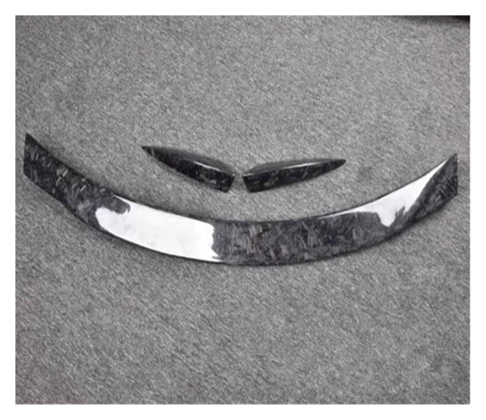 Für Benz GLE450 GLE63 GLE53 Coupe AMG 2020 2021 2022 2023 LD Geschmiedet Carbon Faser Auto Hinten Flügel Stamm Lip Spoiler(Forged Carbon) von DXLSAEU