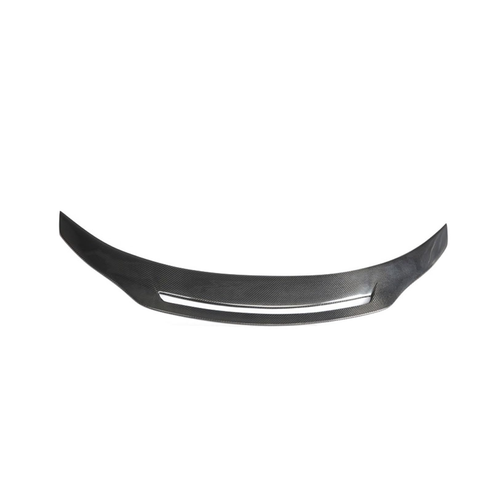 Für Benz W177 A180 A200 A220 A35 AMG Limousine 4 Tür 2019 2020 Auto Faser Hinten Lip Spoiler Boot Flügel(Carbon L Style) von DXLSAEU