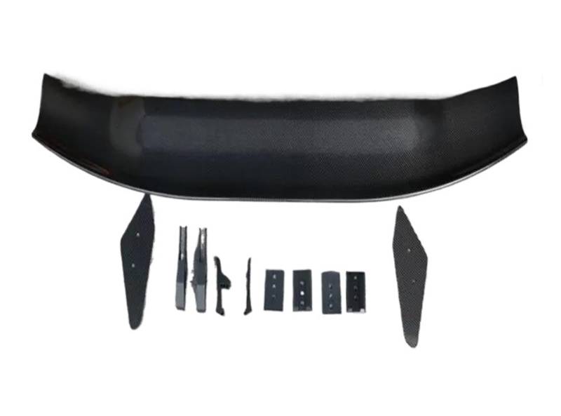 Für Chevrolet Camaro ZL1 2010-2021 FRP/Geschmiedete Carbon Faser Auto Hinten Flügel Stamm Lip Spoiler(FRP Mattschwarz) von DXLSAEU