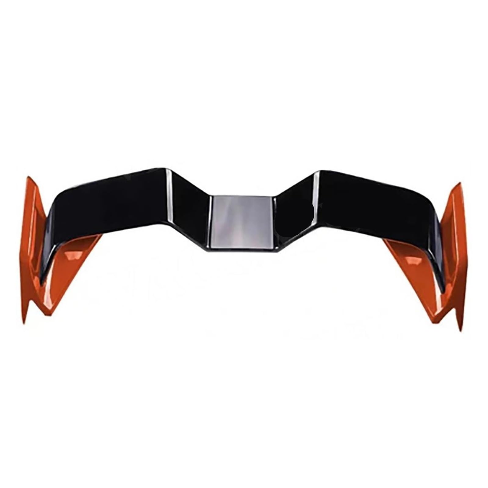 Für Civic 10. Generation 4-türiges Auto-Dekor, ABS-Kunststoff, Heckdachspoiler, Flügel, Stammlippe, Kofferraumabdeckung, Auto-Styling(Orange Black) von DXLSAEU