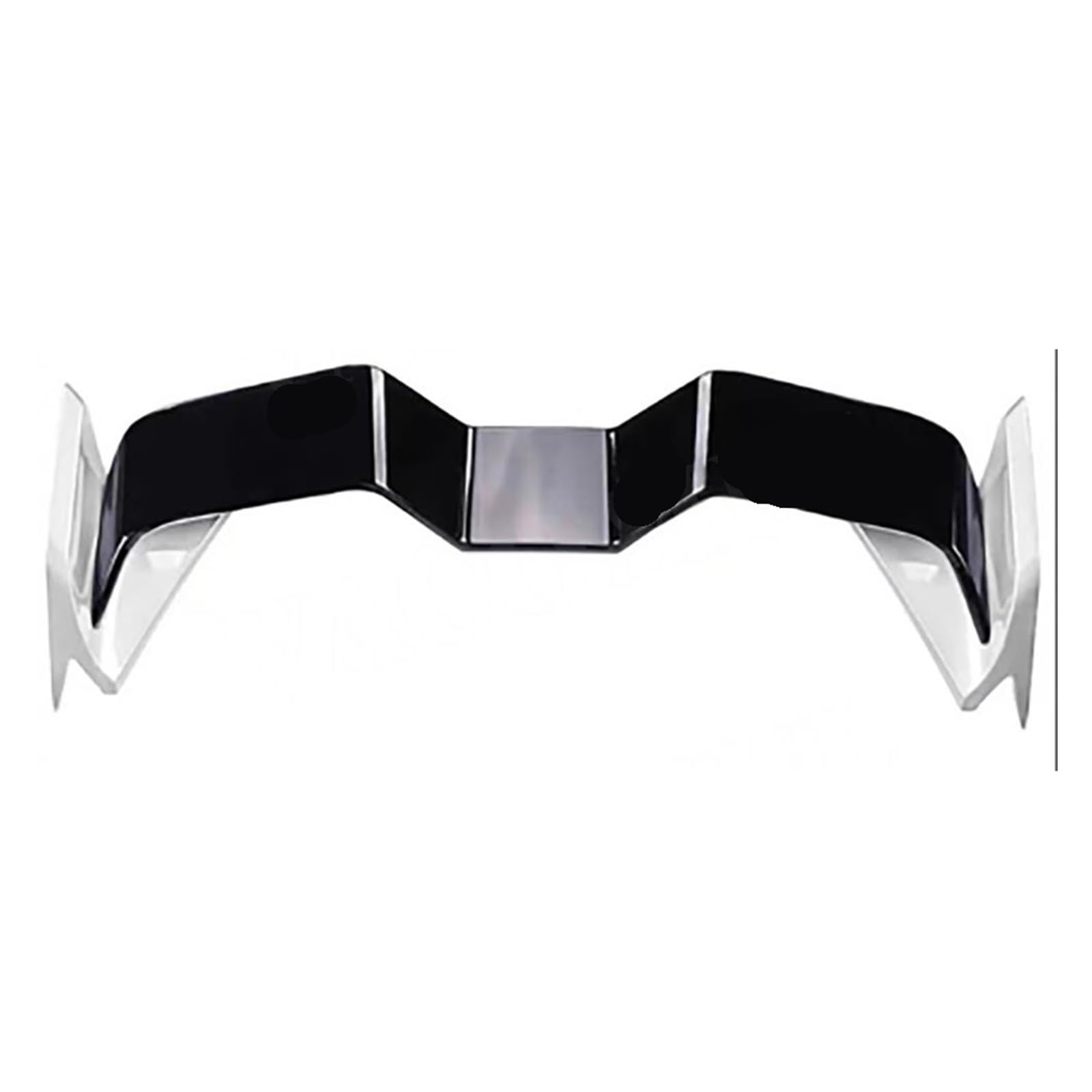 Für Civic 10. Generation 4-türiges Auto-Dekor, ABS-Kunststoff, Heckdachspoiler, Flügel, Stammlippe, Kofferraumabdeckung, Auto-Styling(White Black) von DXLSAEU