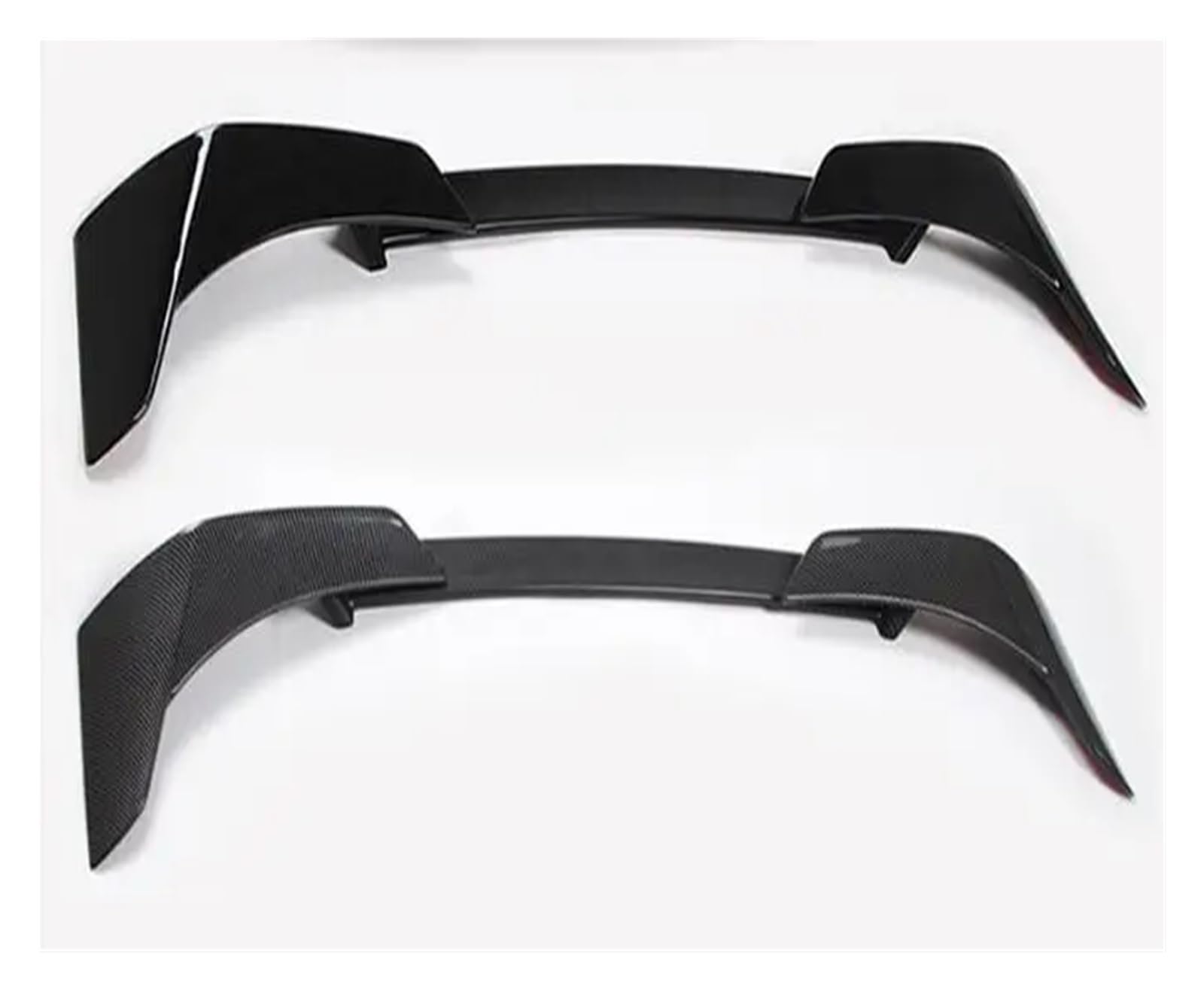Für Ford Mustang Mach-E 2020 2021 2022 2023 3 Teile/Satz ABS Glanz Schwarz Carbon Faser Auto Hinten Flügel Stamm Lip Spoiler(Gloss Black) von DXLSAEU