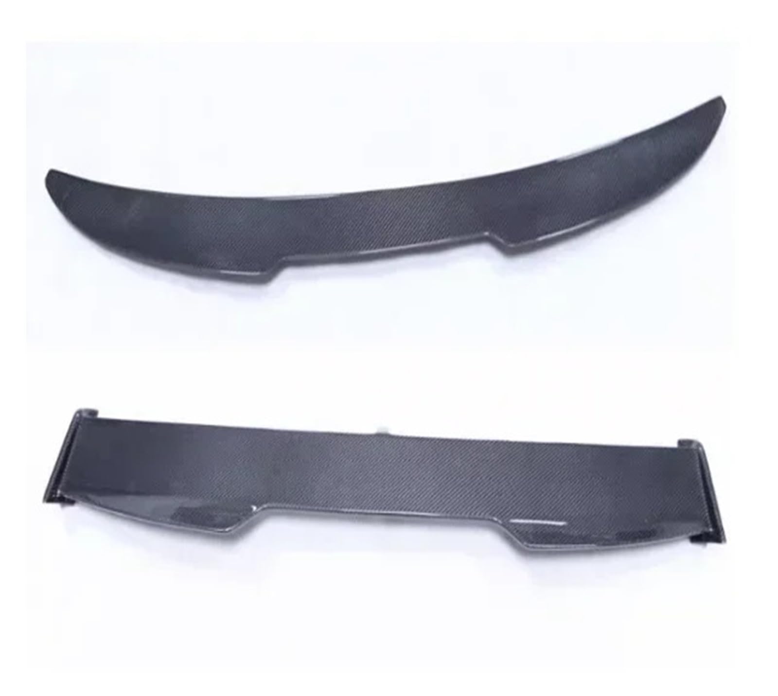 Für G06 X6 2020 2021 2022 2023 Carbon Faser Auto Hinten Flügel Stamm Lip Dach Spoiler(XL1000V Black) von DXLSAEU