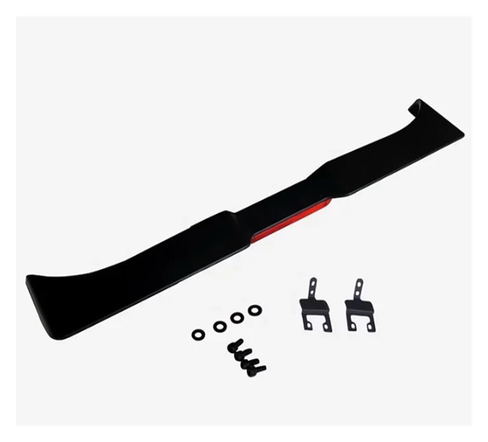 Für Jeep Wrangler JK 2007-2017 JL 2018-2023 ABS Matt Schwarz Auto Hinten Flügel Stamm Lip Dach Spoiler(2007-2017) von DXLSAEU
