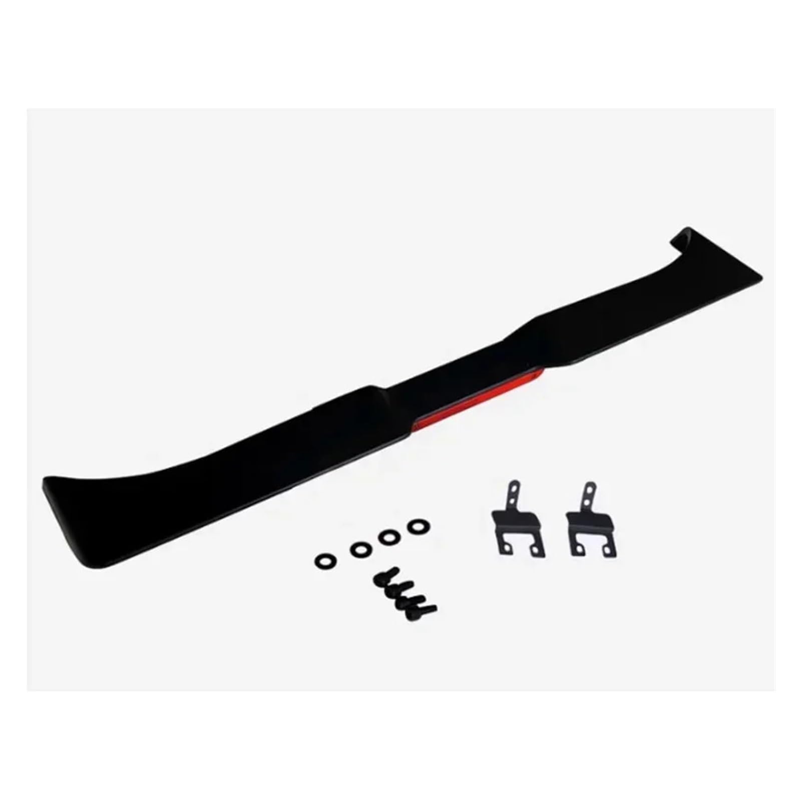 Für Jeep Wrangler JK 2007-2017 JL 2018-2023 ABS Matt Schwarz Auto Hinten Flügel Stamm Lip Dach Spoiler(2018-2023) von DXLSAEU