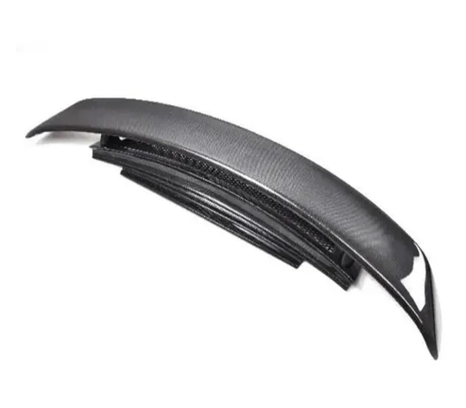 Für R8 V8 V10 2008 2009 2010 2011 2012 2013 2014 2015 FRP/Geschmiedete Carbon Faser Auto Hinten Flügel Stamm Lip Spoiler(XL1000V Black) von DXLSAEU
