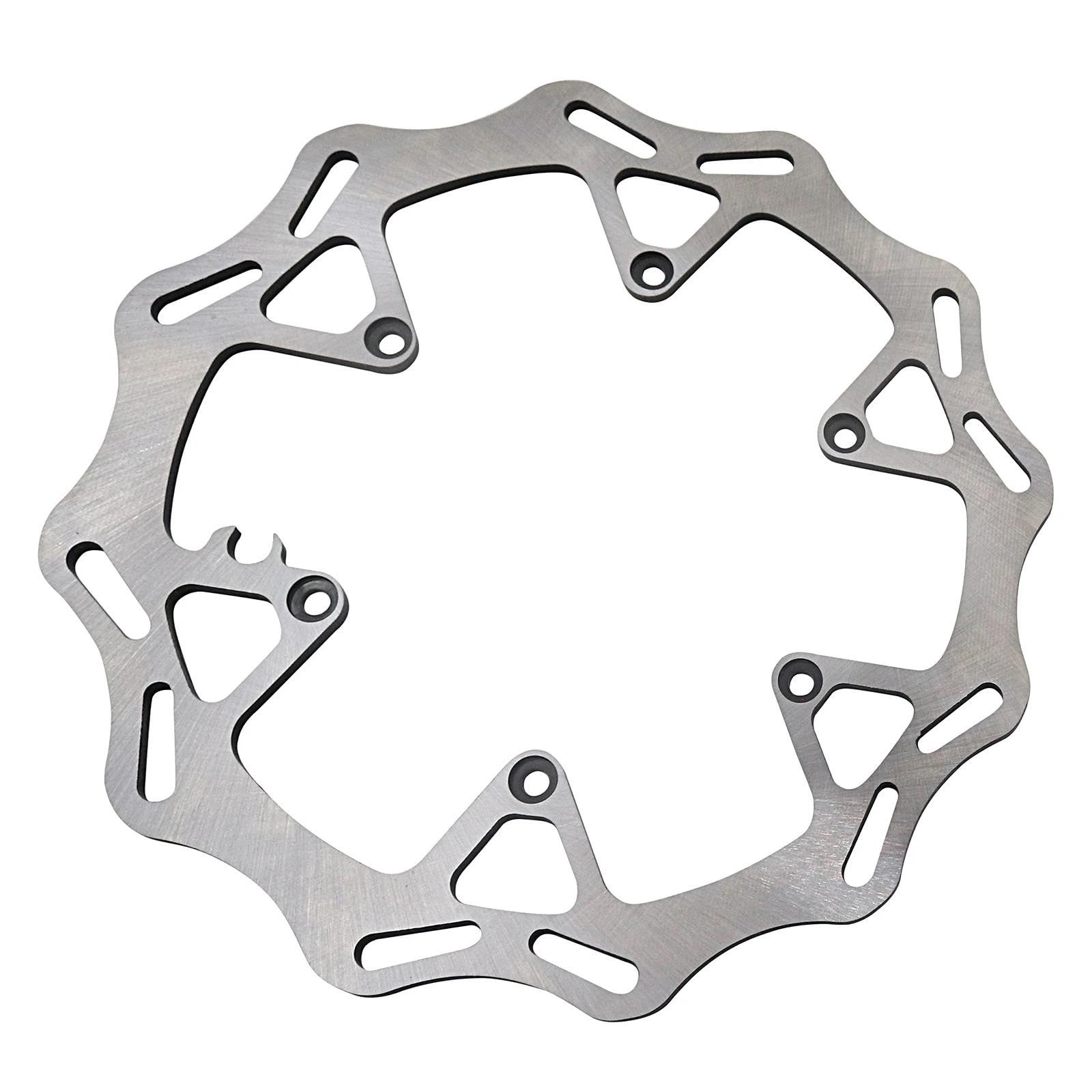 Für SX SXF XC XCF XCW EXC EXCF Für FE TE FC TC FX TX 1994-2023 260MM 220MM Motorrad Vorne Hinten Bremsscheibe Bremsscheibe(260MM) von DXLSAEU