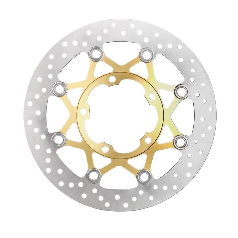 Für Suzuki Für GSXR600 GSXR750 GSXR1000 K5 K6 K7 2005-2007 GSX-R600 GSX R600 R750 R1000 Motorradzubehör Vorne Bremsscheibe(Gold) von DXLSAEU
