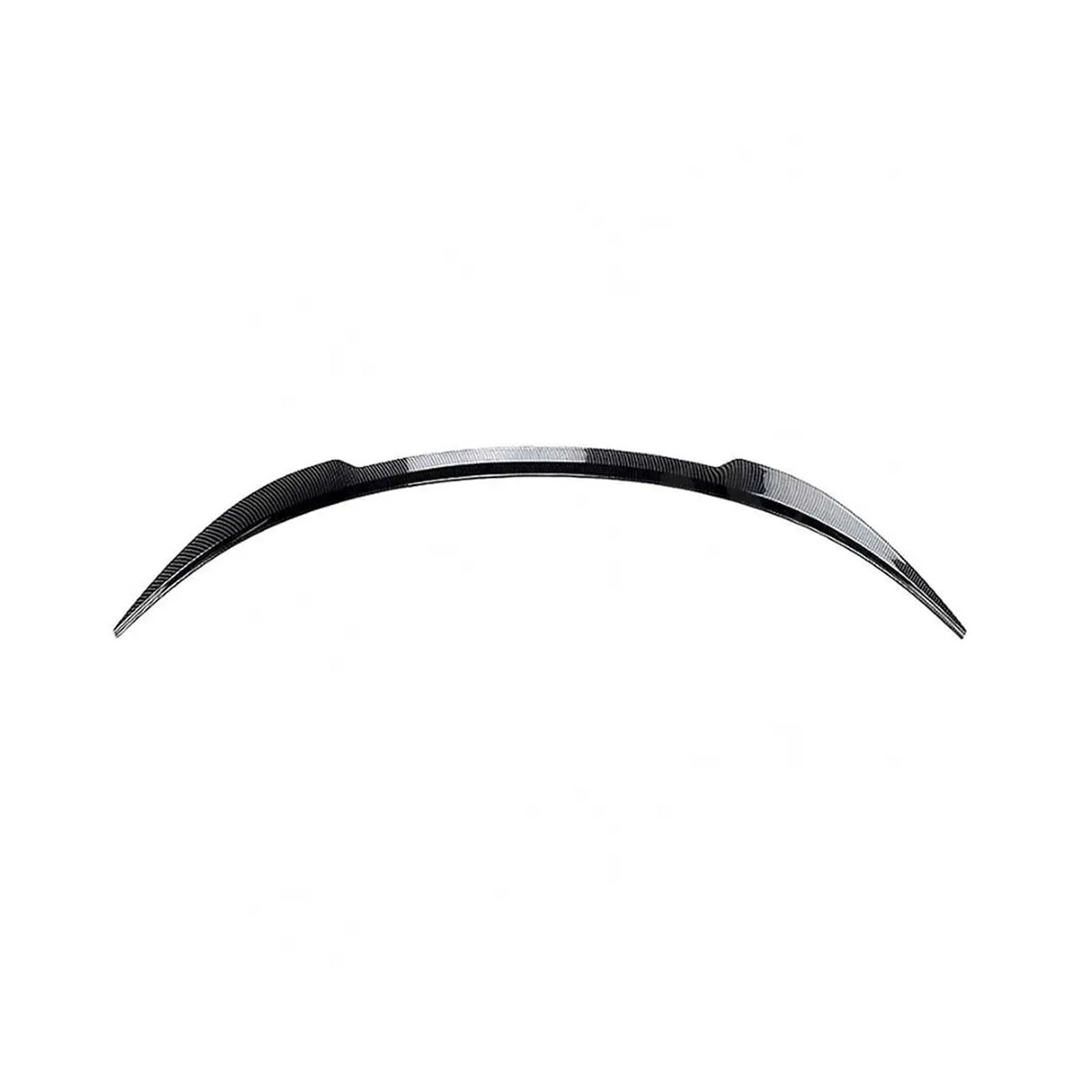 Für Tesla Modell 3 Max ABS Schwarz Hinten Stamm Flügel Spoiler Auto Zubehör Heckspoiler Flügel Carbon Look Hinten Dach Spoiler(ABS Carbon Look) von DXLSAEU