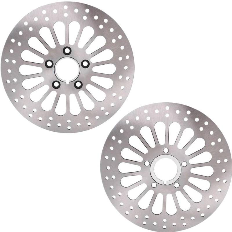 Für Touring Für Softail SPORTSTER DYNA MODELLE 1984-2013 Vorne Und Hinten Bremsscheibe Rotor Set Motorrad Elektrische Dirt Bike(Set) von DXLSAEU