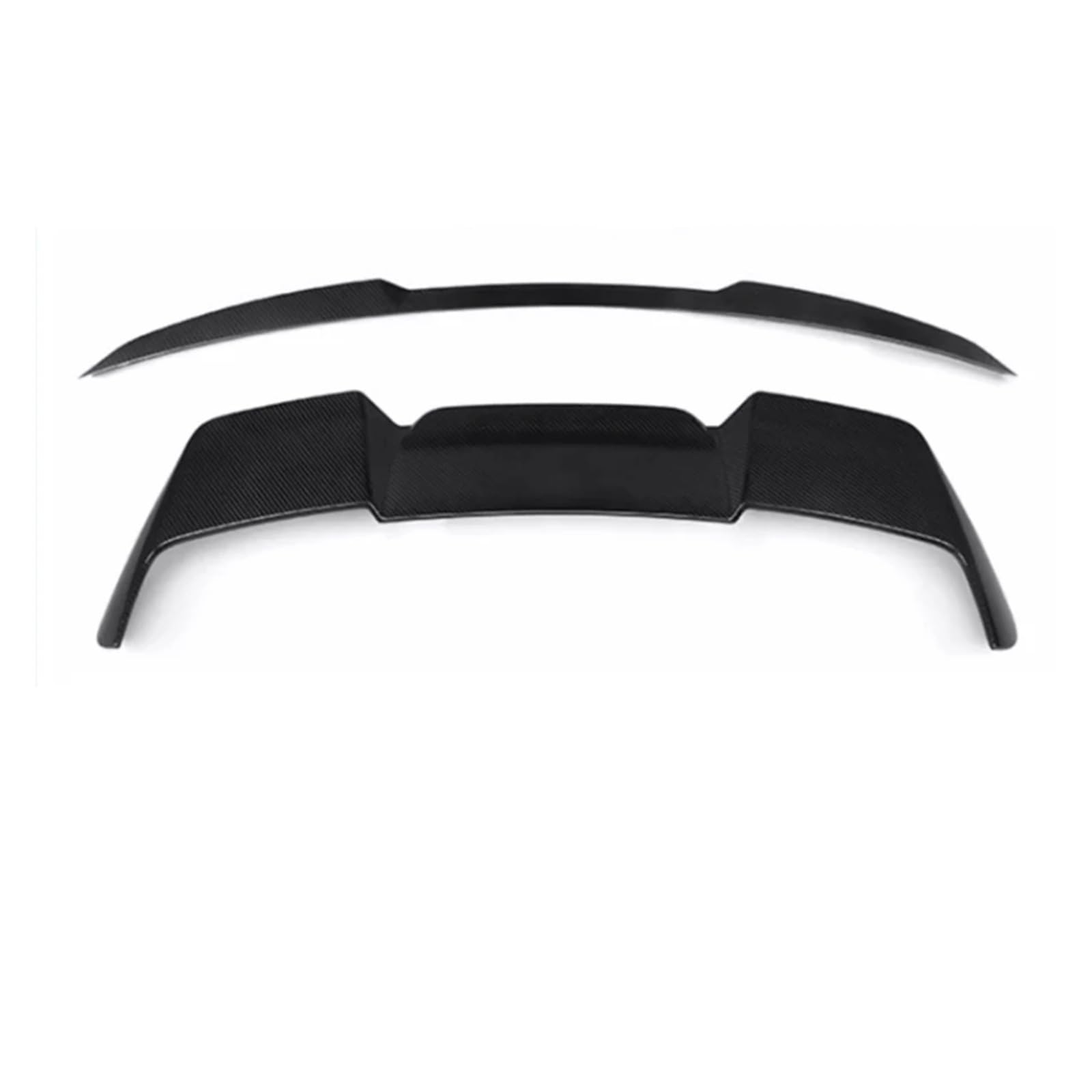 Für X5 G05 G18 2023+ Dry Carbon Tail Flossen Top Flügel Heckspoiler Entenschnabel(Middle Wing Dry CF) von DXLSAEU