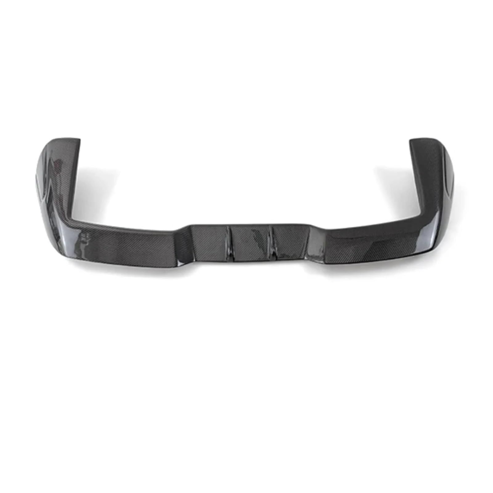 Für X5 G05 X5M F95 2018 + L Stil Carbon Tail Flossen Top Flügel Heckspoiler Entenschnabel Auto Flügel Nachrüstung Mittleren Flügel(F95 FRP Matte Black) von DXLSAEU