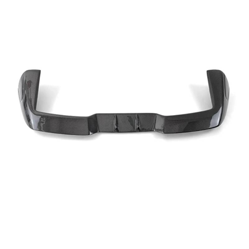 Für X5 G05 X5M F95 2018 + L Stil Carbon Tail Flossen Top Flügel Heckspoiler Entenschnabel Auto Flügel Nachrüstung Mittleren Flügel(F95 FRP Matte Black) von DXLSAEU