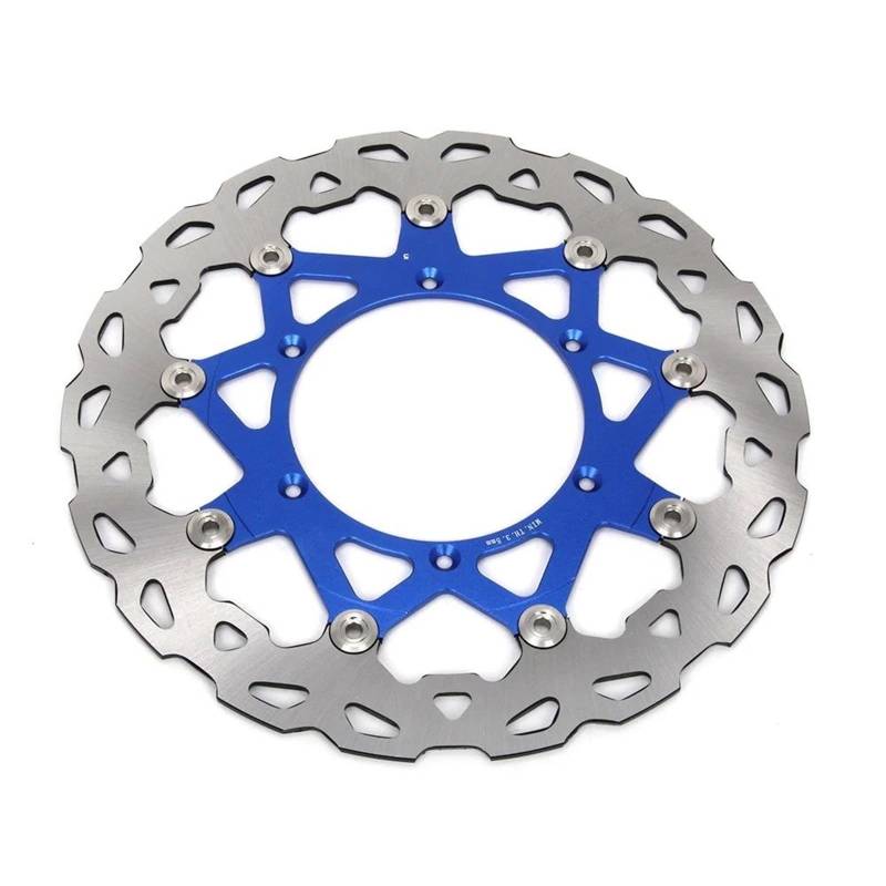 Für YAMAHA Für YZ125 WR125 WR250 WR250F YZ250 YZ250F WR YZ 400F 426F Motorrad 320MM Schwimm Bremsscheiben Rotor Halterung Adapter(Blue) von DXLSAEU