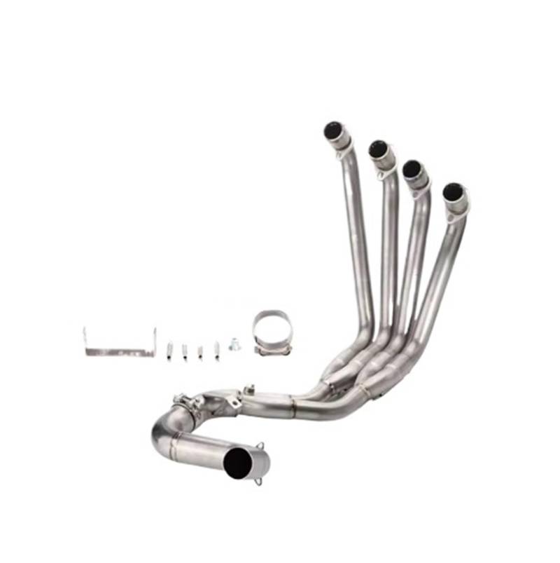 Motorrad Auspuff Für CBR650R CBR650F CBR650 CB650F 2014-2025 Motorradauspuff Slip-On-Rohr Ändern Front Link Rohr Flucht Moto volles System(Type-C) von DXLSAEU
