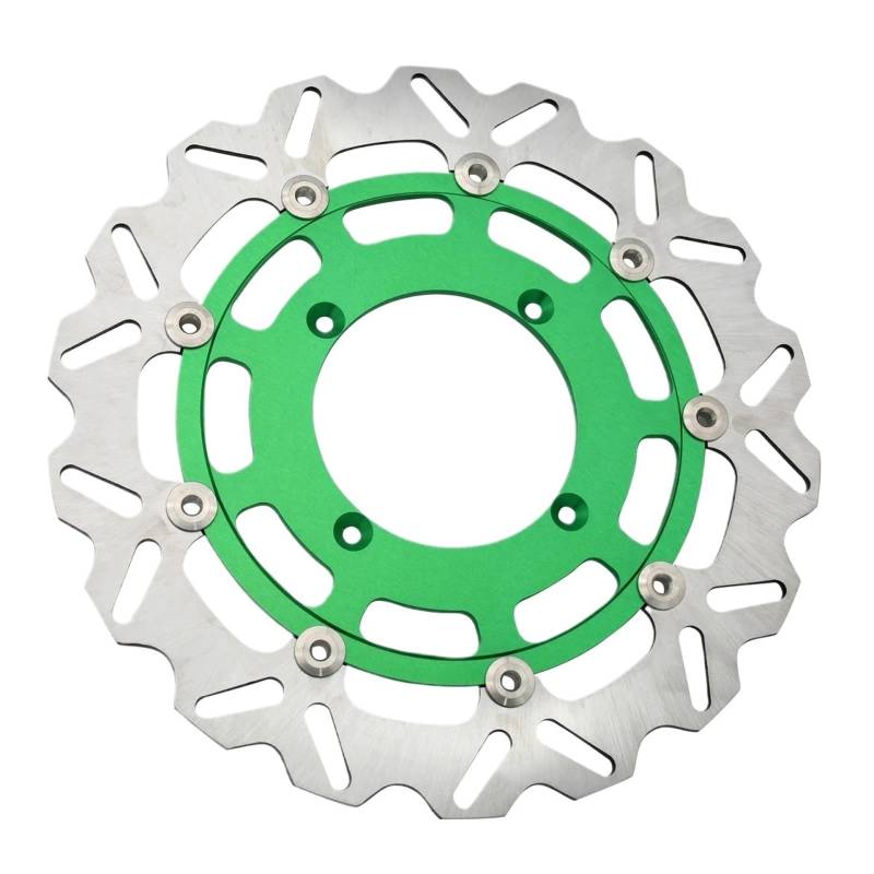 Motorrad Bremsscheibe Für KX 250 125 450F 250F 2006-2021 KLX450R 2007-2021 Motorrad 320mm 270mm Vorne Hinten Schwimm Bremsscheibe Rotor Disk(320mm Front Disk) von DXLSAEU