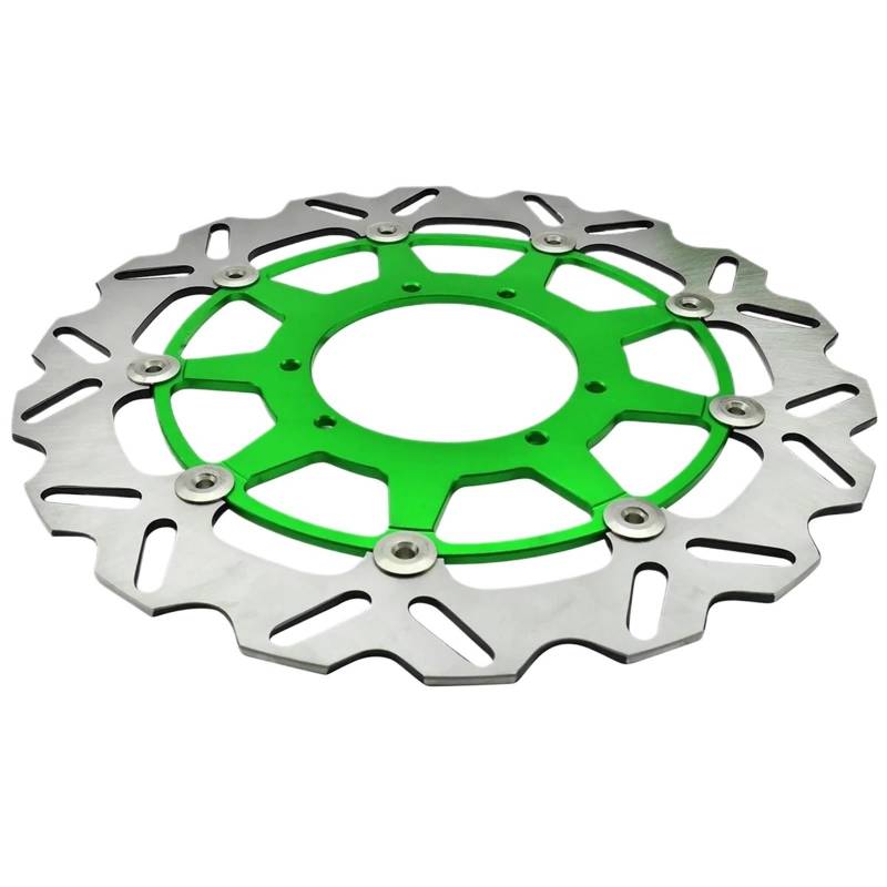 Motorrad Bremsscheibe Für KX125 KX250 KX250F KX450F KLX450R KX KLX 270/320mm Vorne Hinten Schwimm Bremsscheibe Rotor Motocross Motorcycl Teile(Front 320MM) von DXLSAEU