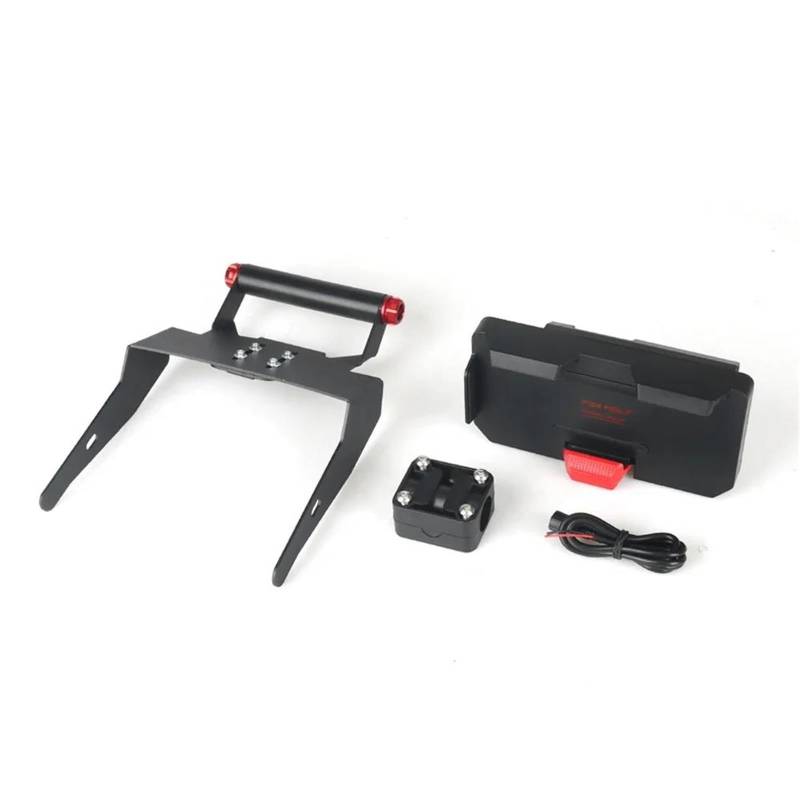 Motorrad Navigationshalterung Für ADV350 Adv350 ADV 350 2021 2022 2023 Motorrad Zubehör Navigation Halterung Vorne Bar Telefon Halter GPS Motorrad Halterung(Set) von DXLSAEU