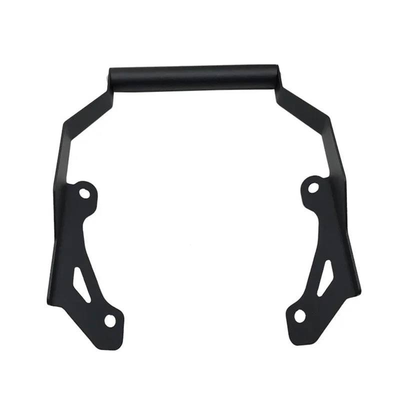 Motorrad Navigationshalterung Für NC750X 2021-2024 2023 GPS Navigation Halterung Front Bar Telefon GPS Halter Halterung Ständer Motorrad Handy Navigation Montieren Platte(Black) von DXLSAEU