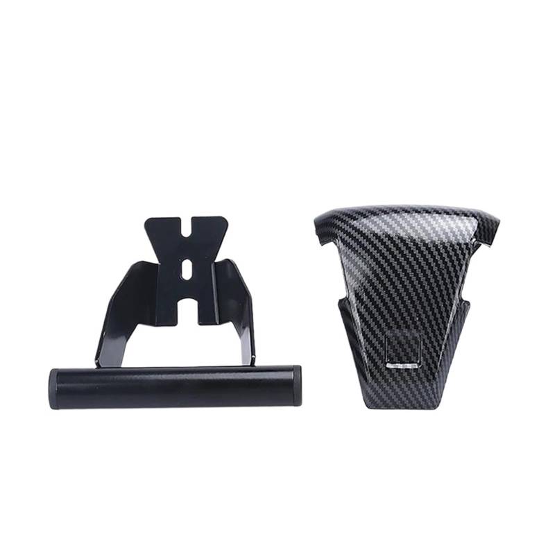 Motorrad Navigationshalterung Motorrad 25mm Fahren Recorder GPS Telefon Navigation Halterung Halter Halterung Ständer Motorrad Navigation Halterung Für NSS350 2021 2022 2023(Kohlefaser) von DXLSAEU