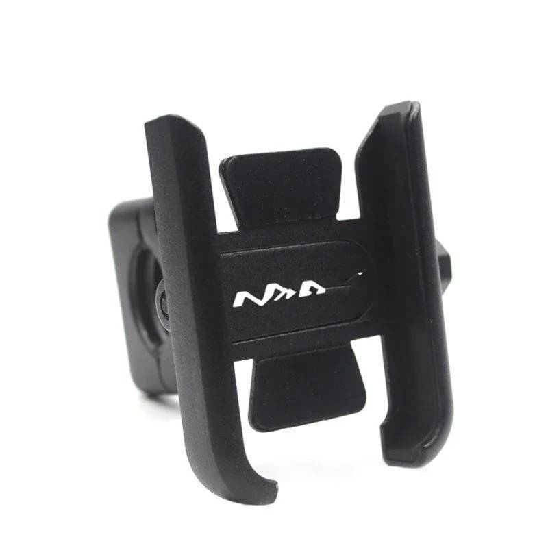 Motorrad Navigationshalterung Motorrad Lenker Handy Halter Halterung GPS Ständer Halterung Teile Für Nmax155 Nmax125 N Max Nmax 125 155 2015-2023(Black-1) von DXLSAEU