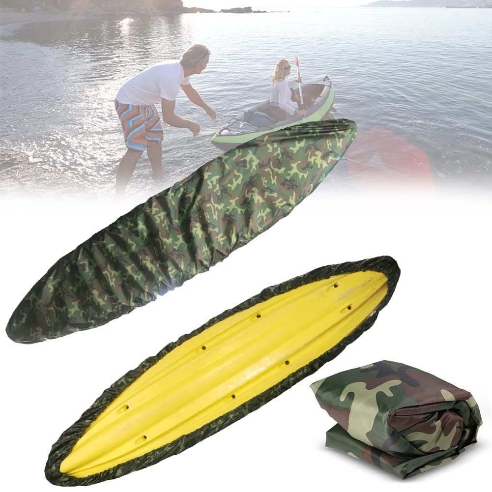 Bootsplane Persenning, Universal Kajak Abdeckung, Kanu-Abdeckung, mit elastischem Kordelzug, Einfache Lagerung, UV-beständig wasserdichte (Grey : A, Size : 5.5M) von DYK&NX